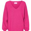 Women Petit Calin | Kaschmirpullover Mit V-Ausschnitt - Farbe Idol - Petit Calin Hamburg