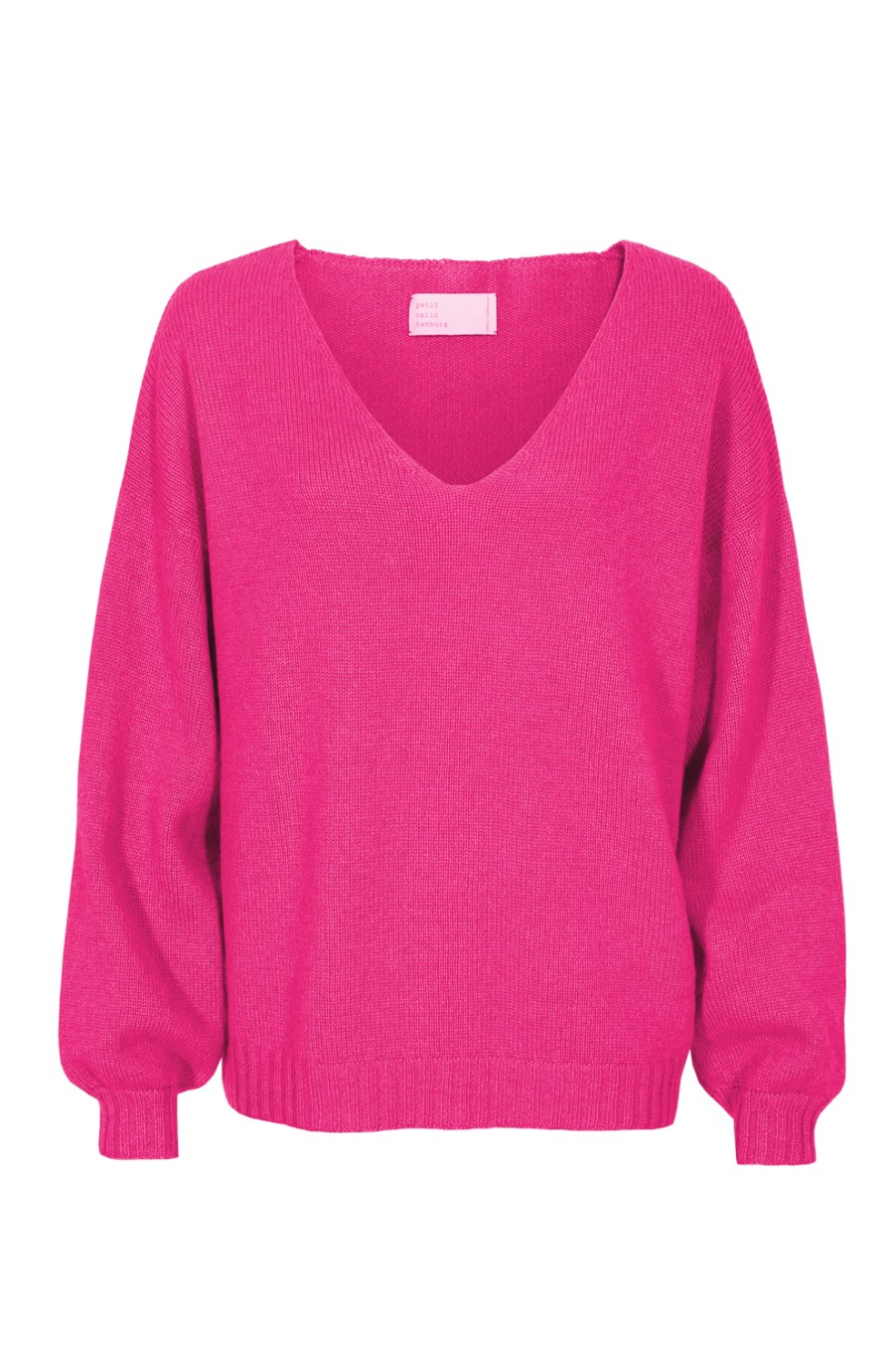 Women Petit Calin | Kaschmirpullover Mit V-Ausschnitt - Farbe Idol - Petit Calin Hamburg