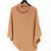 Women Petit Calin | Kaschmirponcho - Farbe Rhum - Petit Calin Hamburg