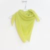 Women Petit Calin Lochmustertucher | Lochmustertuch Aus Cashmere - Farbe Asparagus - Petit Calin Hamburg