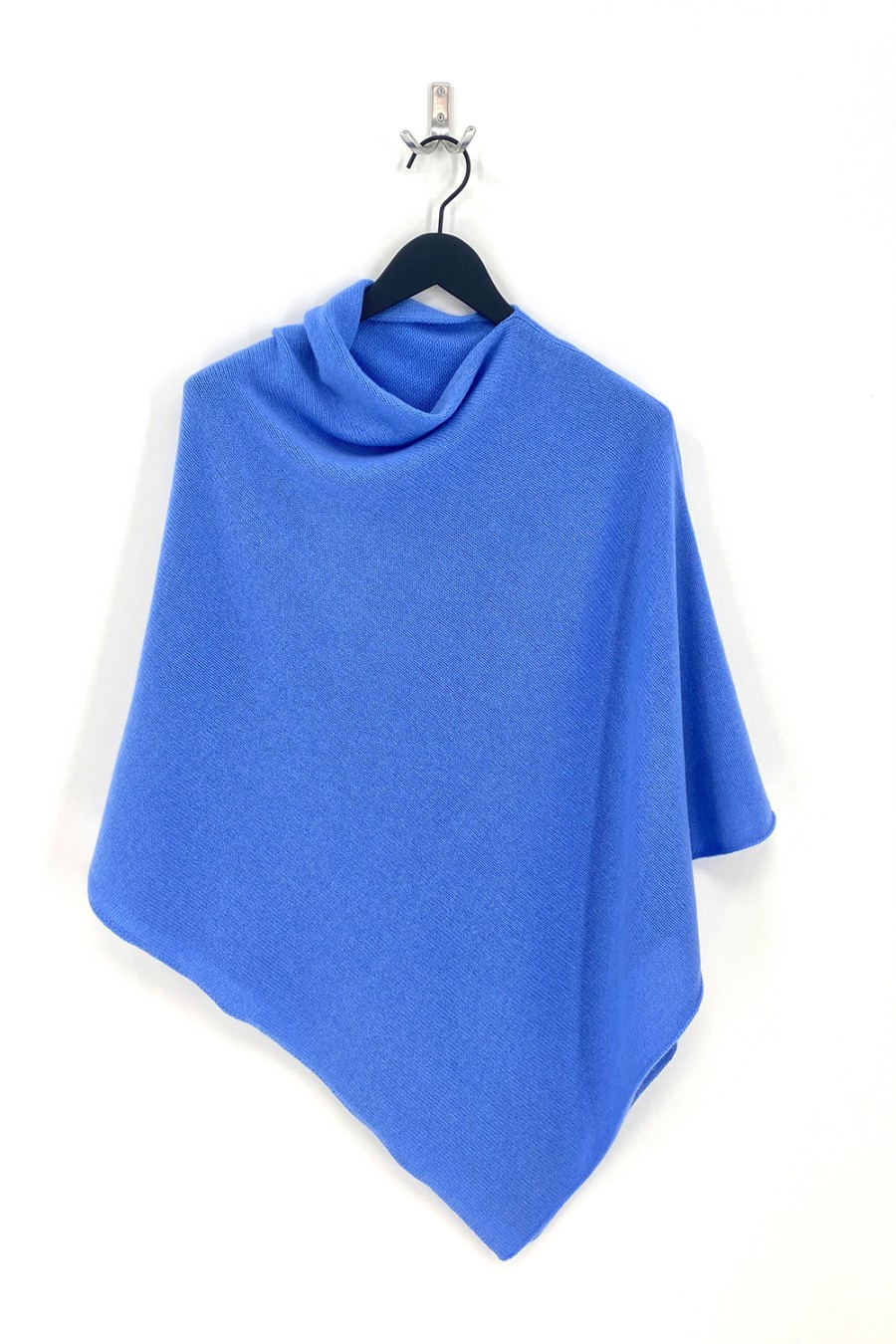 Women Petit Calin | Kaschmirponcho - Farbe Azure - Petit Calin Hamburg