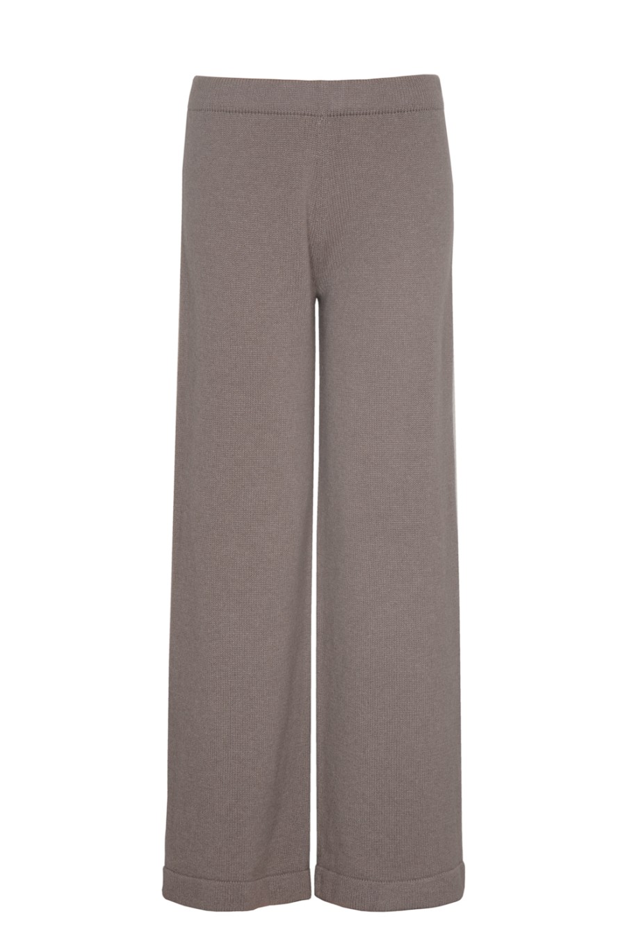 Women Petit Calin | Weite Hose Aus Kaschmirstrick - Farbe Weimaraner - Petit Calin Hamburg