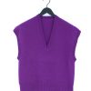 Women Petit Calin | Kaschmir Pullunder - Farbe Violet - Petit Calin Hamburg