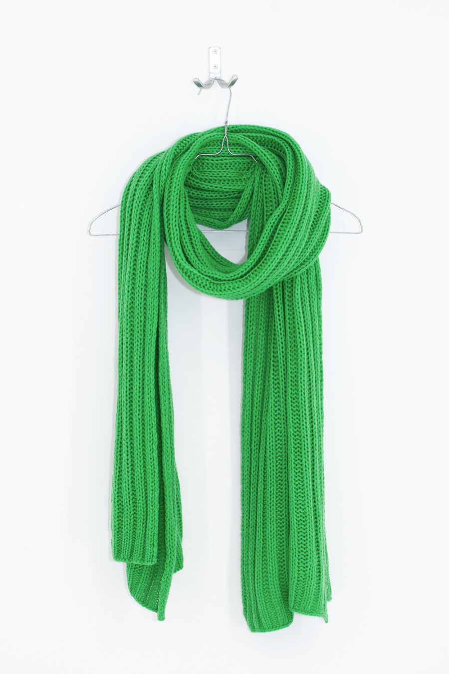 Men Petit Calin | Cashmere Rippenschal - Farbe Flash Green - Petit Calin Hamburg